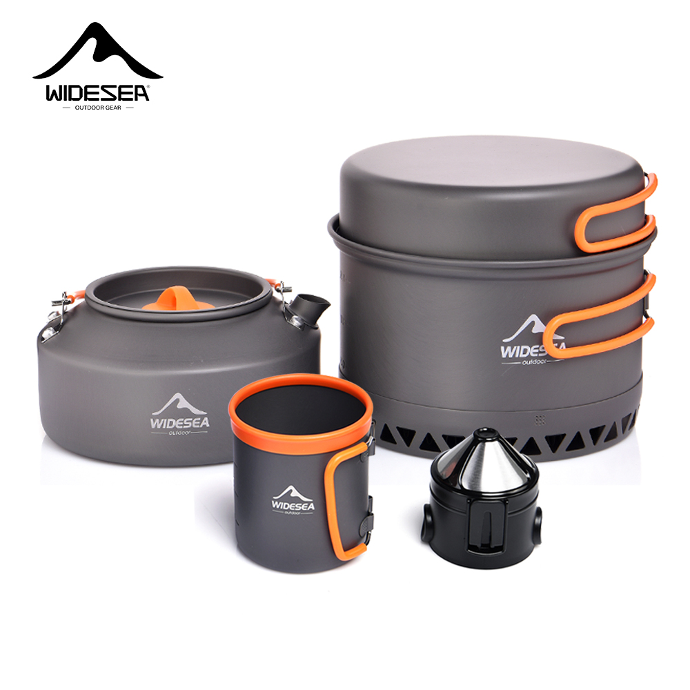 Camping Cooking Set - Camping Tableware Outdoor Cookware Set Pots
