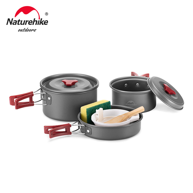 Quechua Camping Cooking Set - Naturehike Cắm Trại Nồi Siêu Nhẹ