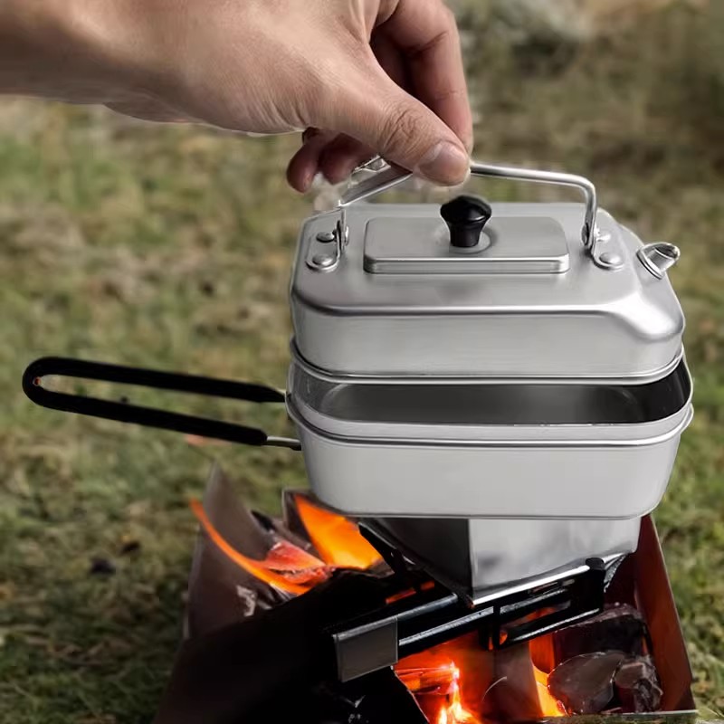 Camping Cooking Unit - Ultralight Portable Picnic Camping Tourist Kettle