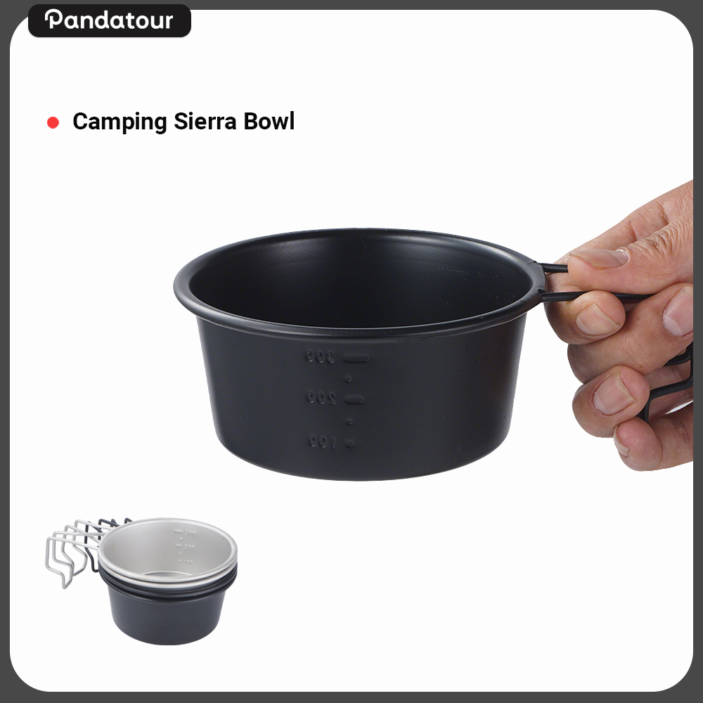 Camping Cooking Set Lightweight - Pandatour Outdoor Camping Sierra Bowl With