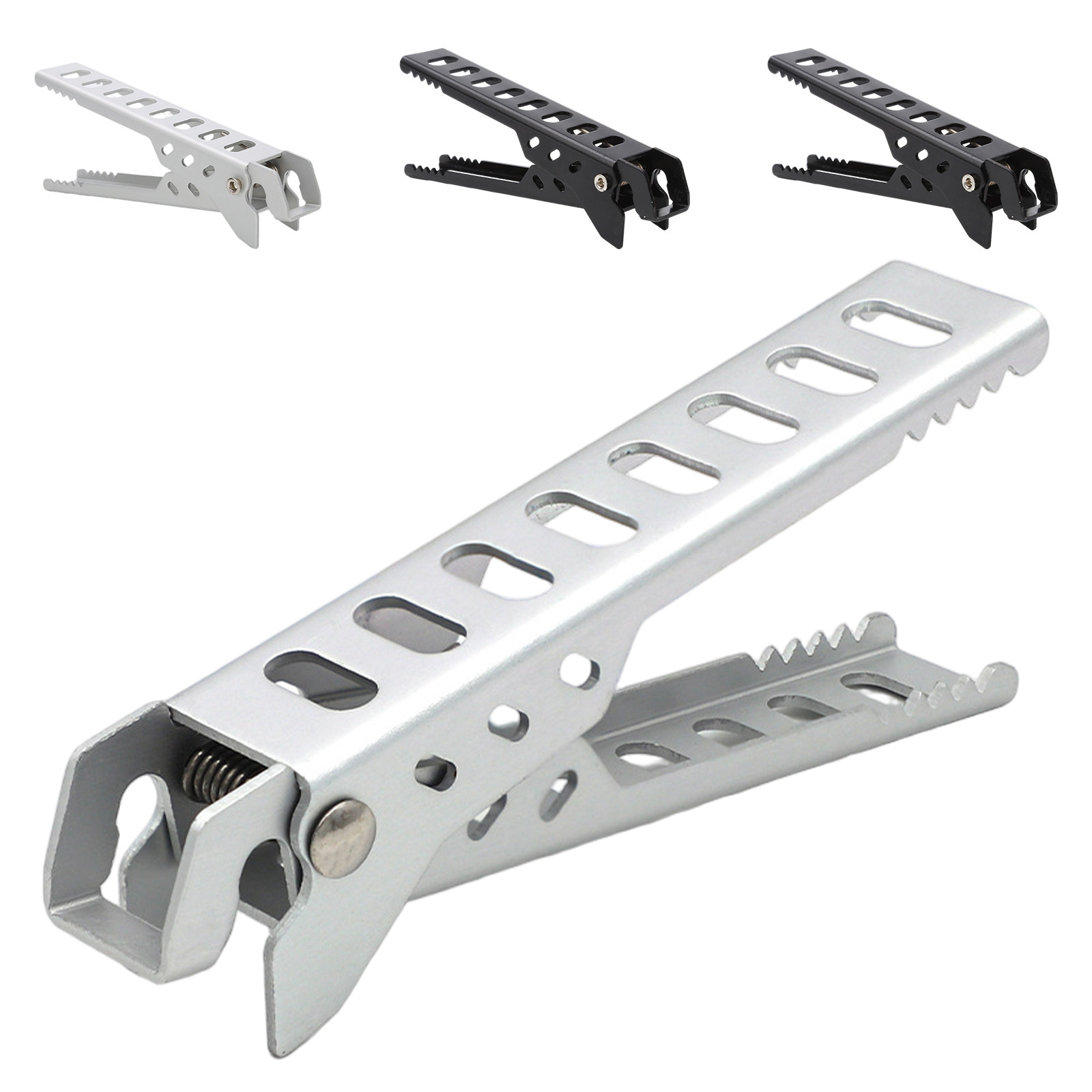 Camping Cooking Hot Plate - 4Pcs Anti-Scald Pot Tongs Aluminum Alloy
