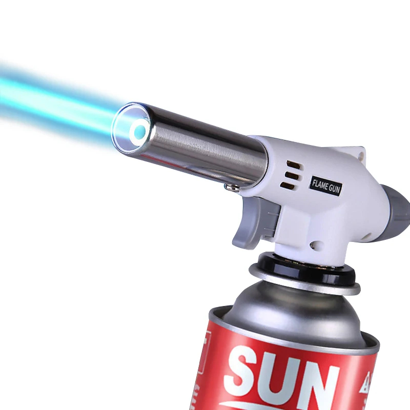 Camping Cooking Flame - Torch Cooking AutoIgnition Butane Gas Welding-Burner