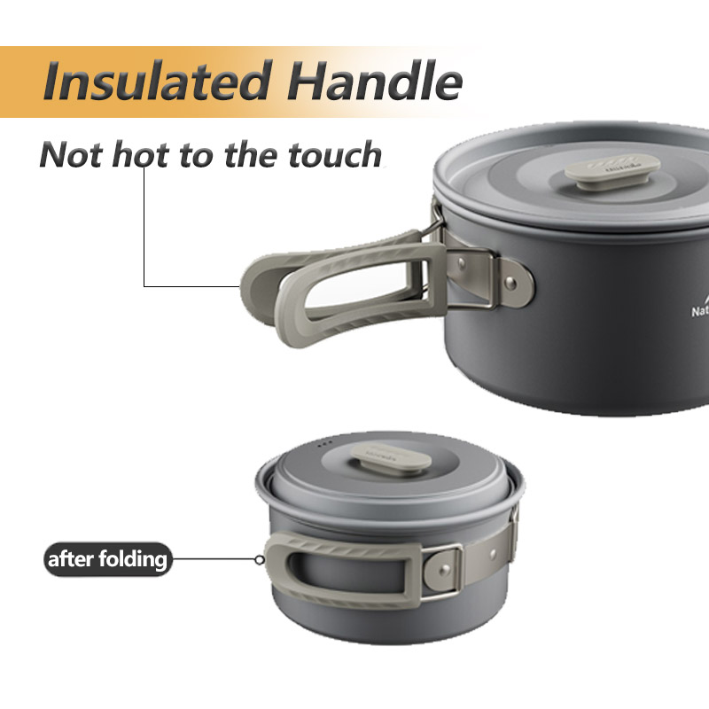 Naturehike Camping Cookware Ki - đánh giá và giá Quechua Camping Cooking Set