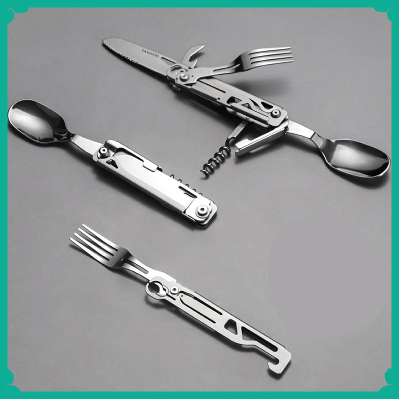 Multi-function Camping Fork Sp - đánh giá và giá Quechua Camping Cooking Set