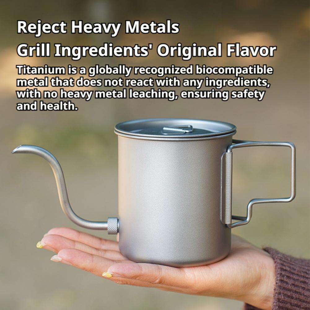 420ml Lightweight Titanium Cof - đánh giá và giá Camping Cooking Set Lightweight
