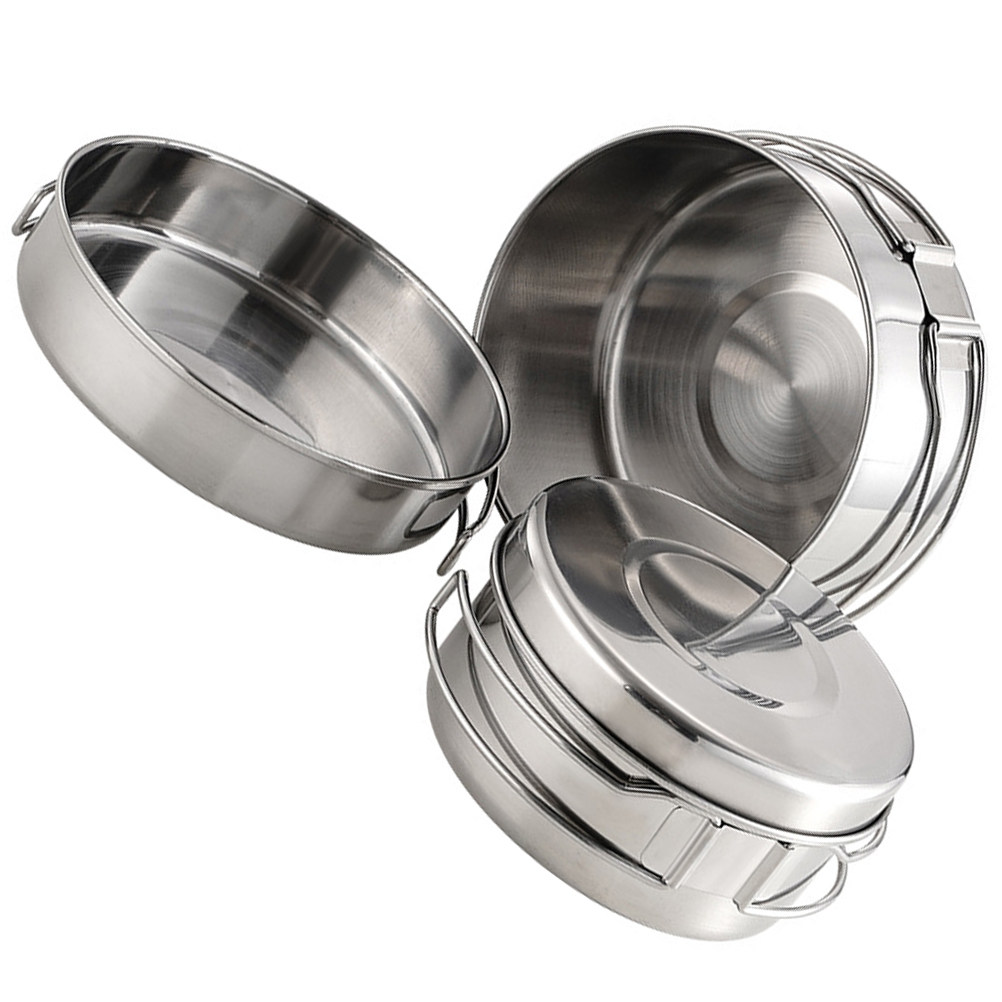 1Set Stainless Steel Camping C - đánh giá và giá Camping Cooking Set