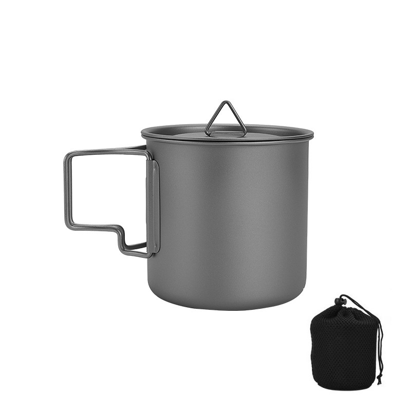 Titanium Camping Mug with Fold - đánh giá và giá Camping Cooking Ware Set