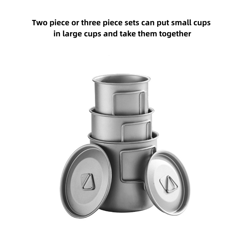 Titanium Camping Mug with Fold - đánh giá và giá Camping Cooking Ware Set