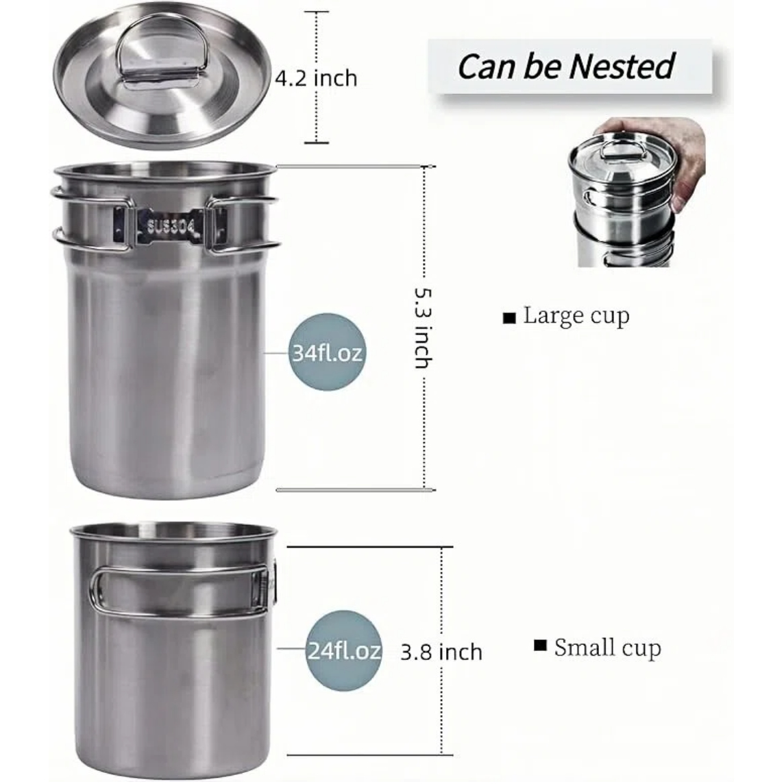 Foldable Camping Cups Mugs Cam - đánh giá và giá Camping Cooking Unit