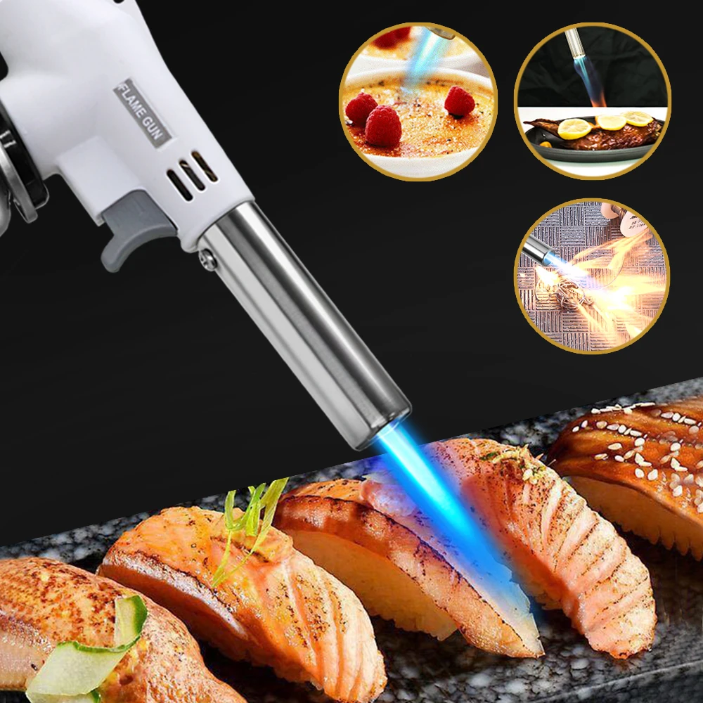 Portable Metal Flame Gun Butan - đánh giá và giá Camping Cooking Flame