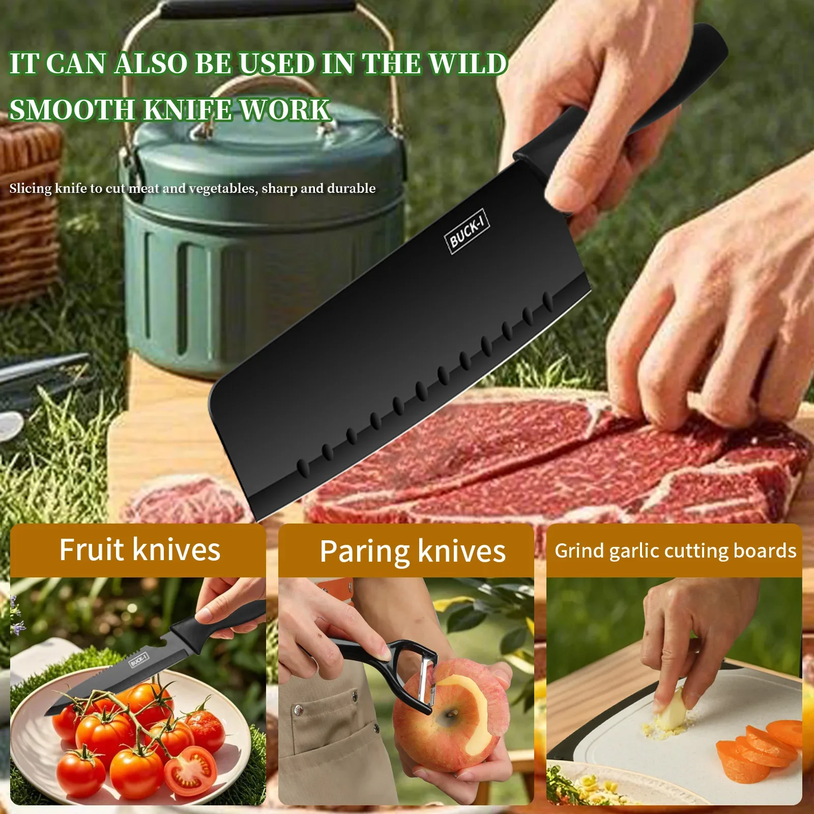 Portable outdoor utensils set  - đánh giá và giá Quechua Camping Cooking Set