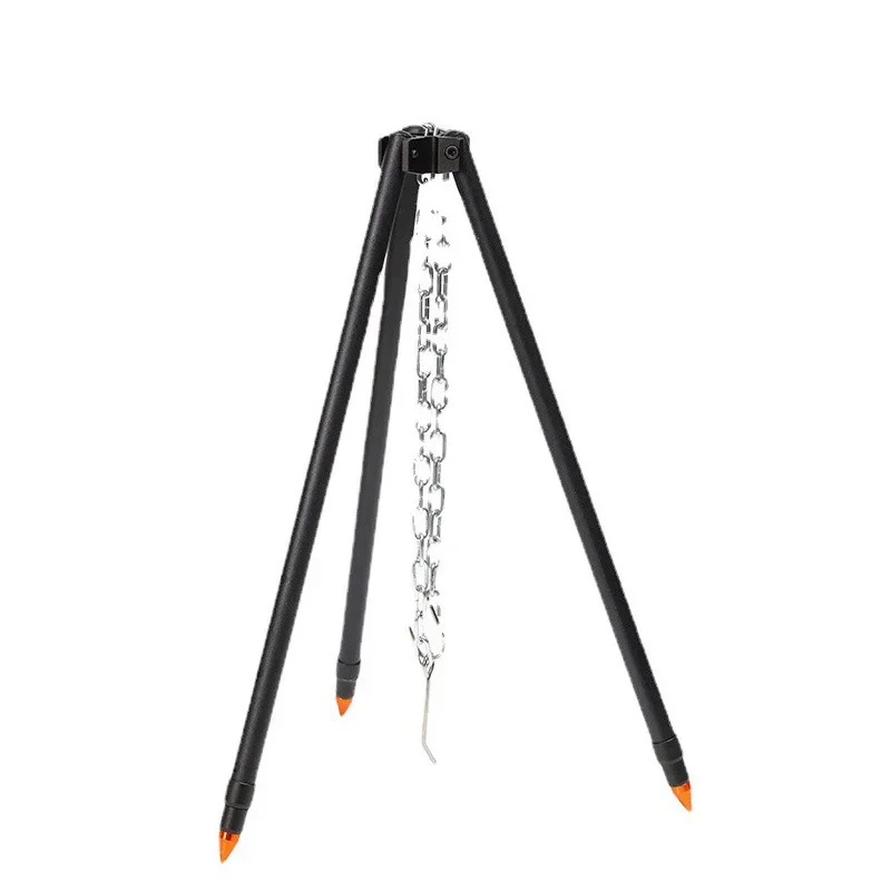 1Pc Outdoor Bonfire Tripod Cam - đánh giá và giá Camping Cooking Pot Tripod