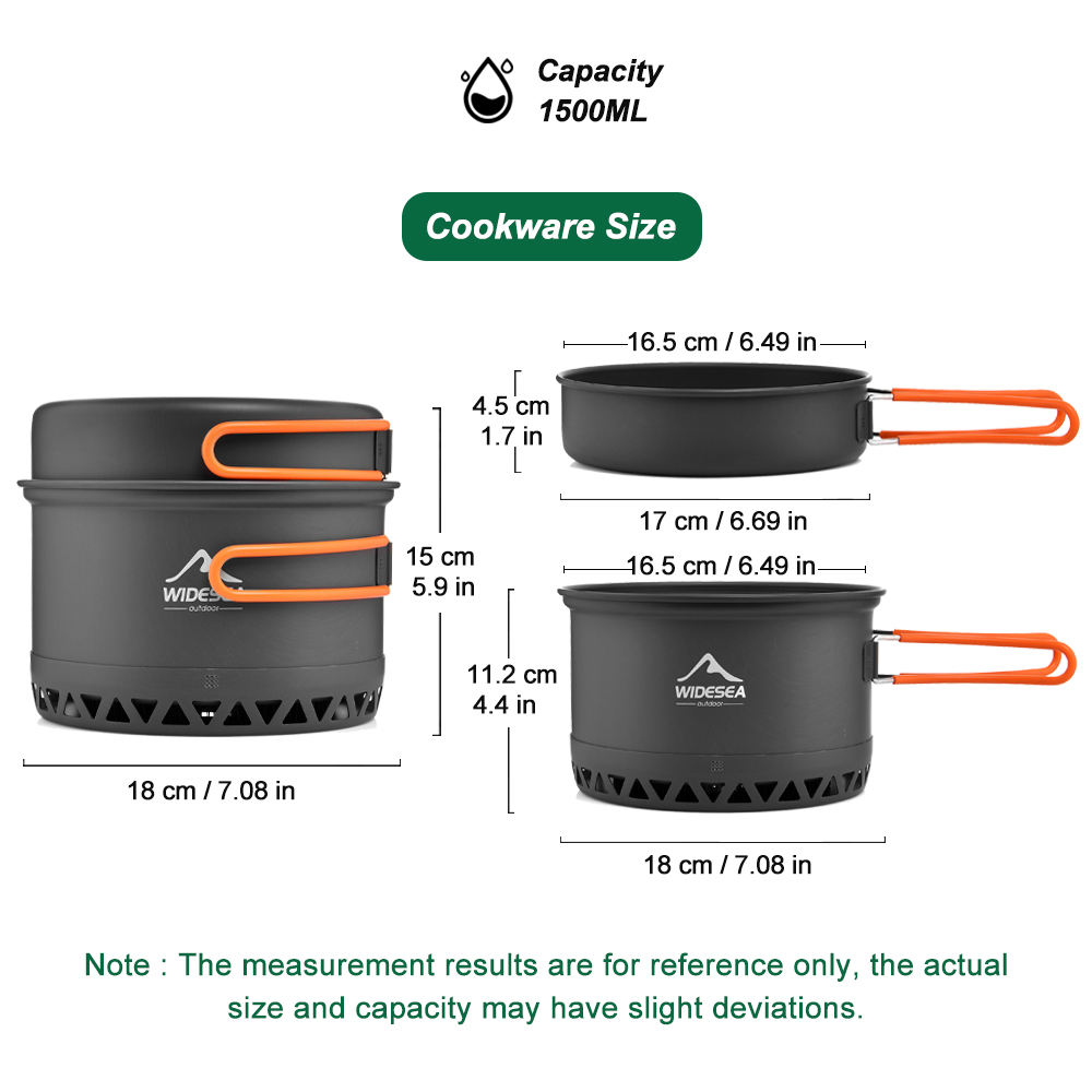 Camping Tableware Outdoor Cook - đánh giá và giá Camping Cooking Set