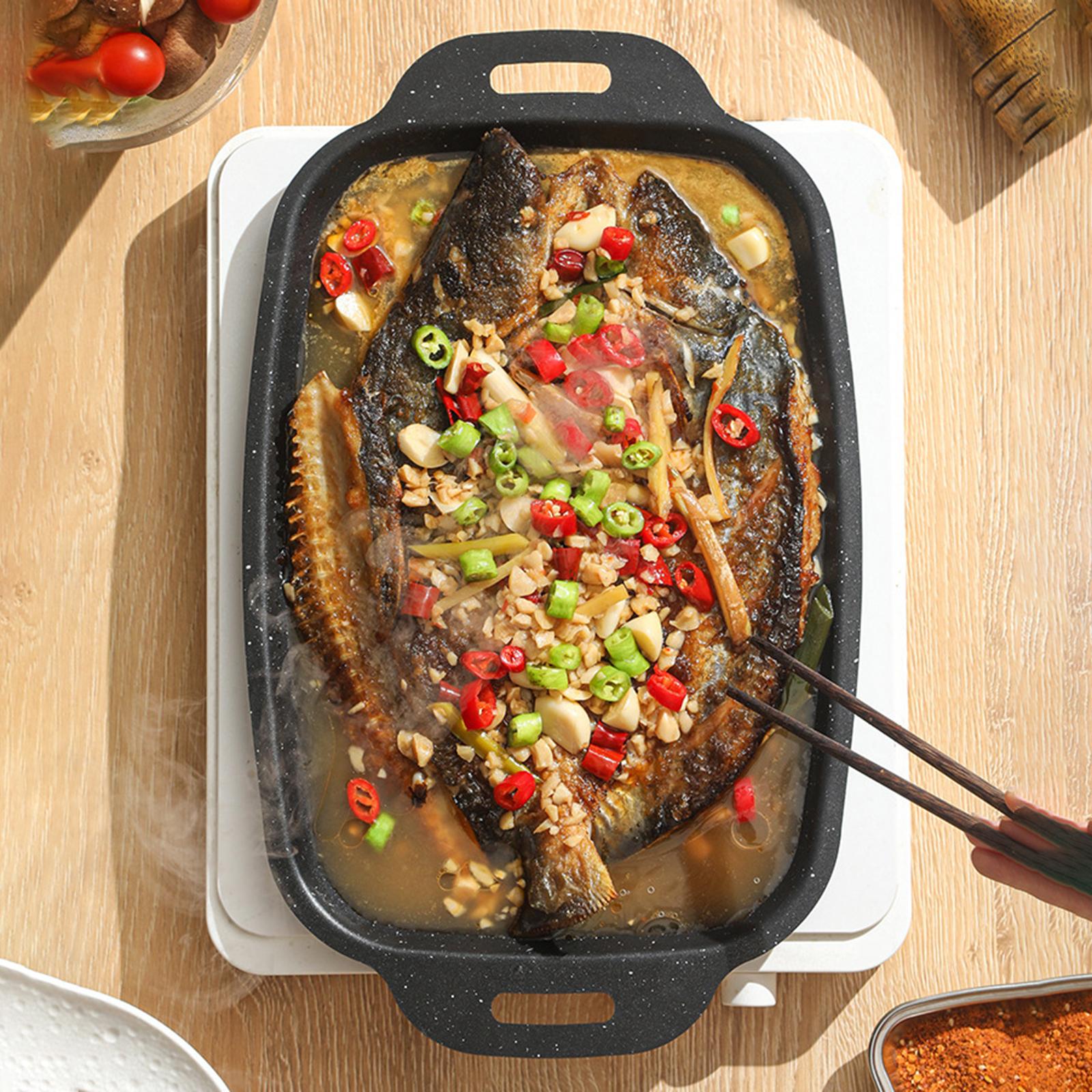 BBQ Pan Nonstick Carbon Steel  - đánh giá và giá Camping Cooking Set Non Stick