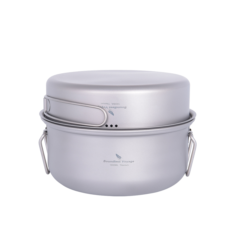 Boundless Voyage Titanium Stea - đánh giá và giá Camping Cooking Set