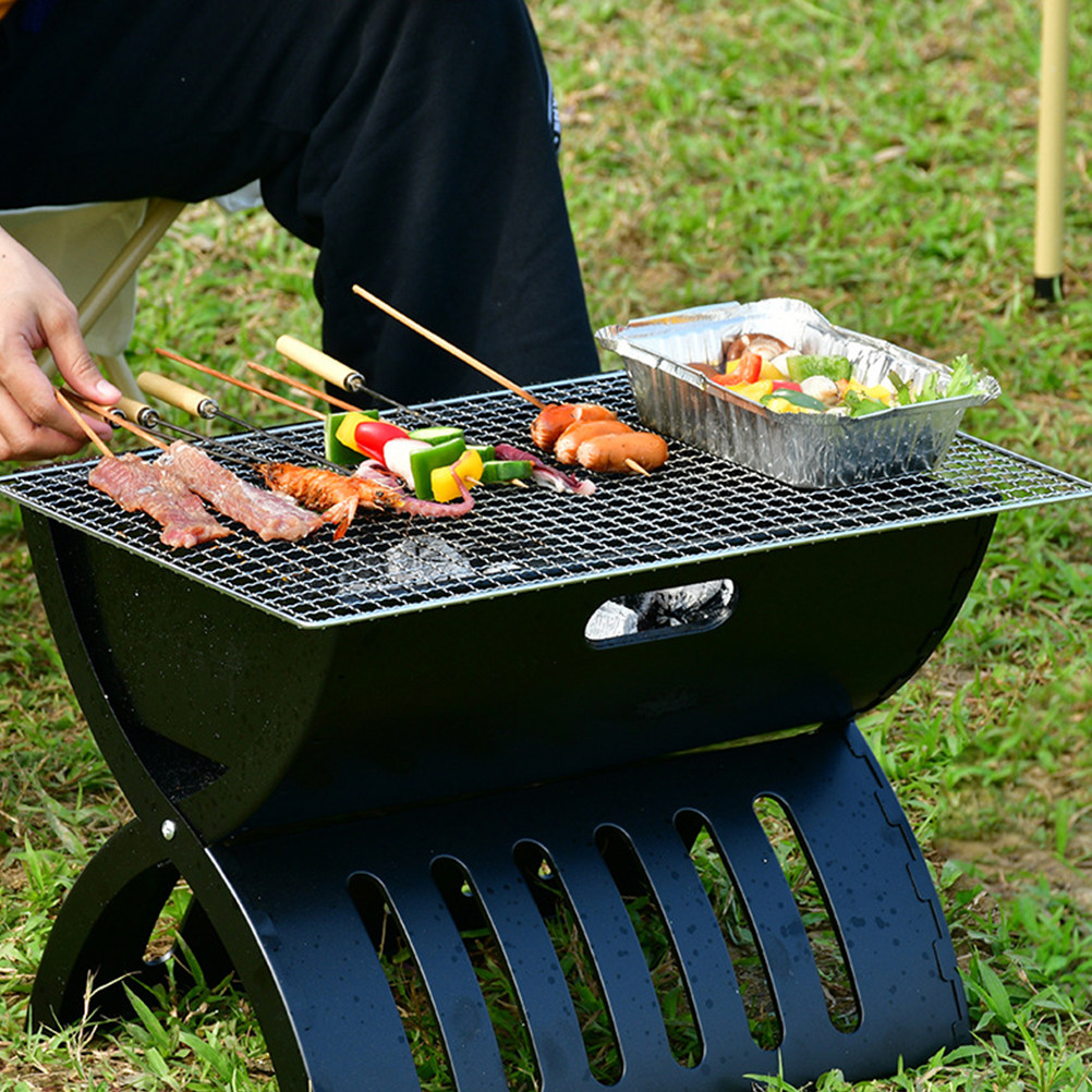 2Pcs Stainless Steel Barbecue  - đánh giá và giá Camping Cooking Set Non Stick