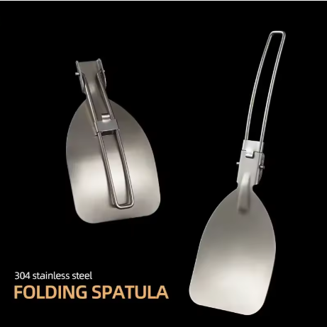 Folding Camping Spatula Stainl - đánh giá và giá Quechua Camping Cooking Set