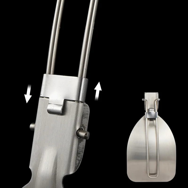 Folding Camping Spatula Stainl - đánh giá và giá Quechua Camping Cooking Set