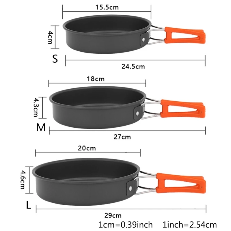 Gấp Chảo Chống Dính Động Ngoài - đánh giá và giá Camping Cooking Set Non Stick