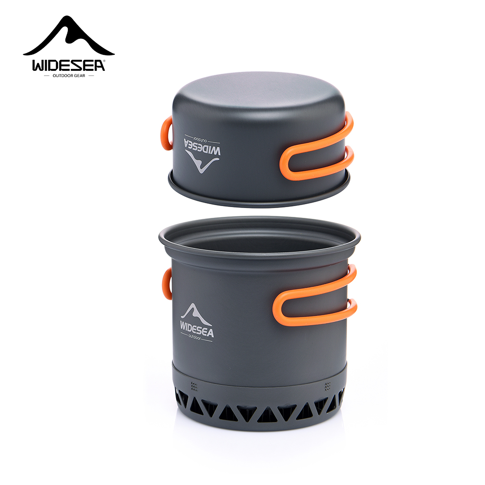 Outdoor Camping Pot 1.3L 2.3L  - đánh giá và giá Quechua Camping Cooking Set