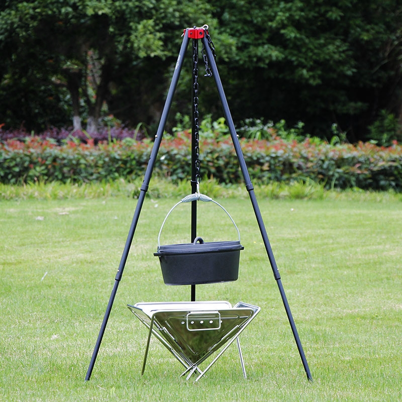 Outdoor Large Bonfire Tripod P - đánh giá và giá Camping Cooking Pot Tripod