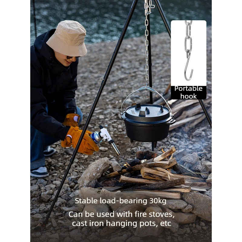 Aluminum Alloy Hanging Pot Bra - đánh giá và giá Camping Cooking Pot Tripod