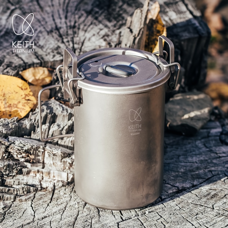 KEITH Pure Titanium Rice Cooke - đánh giá và giá Camping Cooking Bundle
