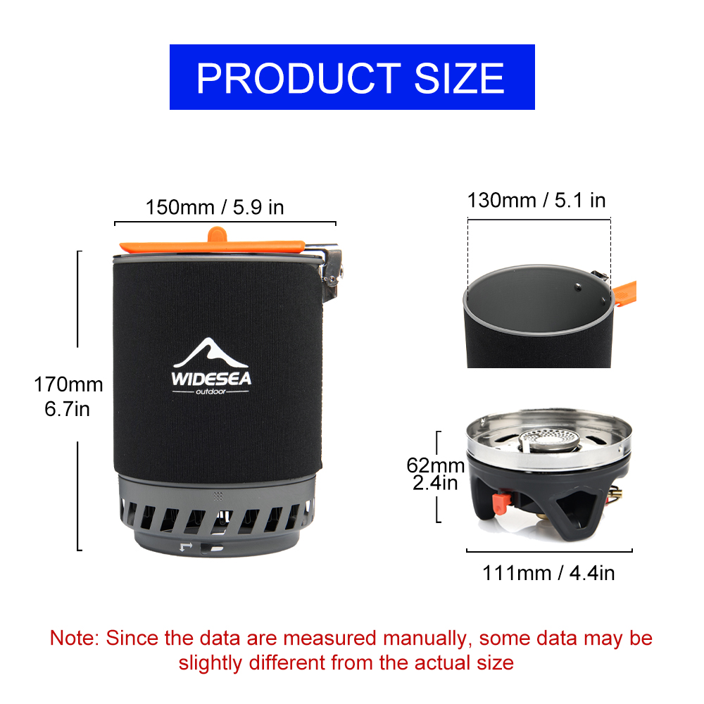 Widesea Camping Cooking System - đánh giá và giá Camping Cooking Set