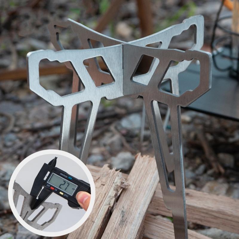 Cơ sở bếp camp có thể gập 55kd - đánh giá và giá Camping Cooking Pot Tripod