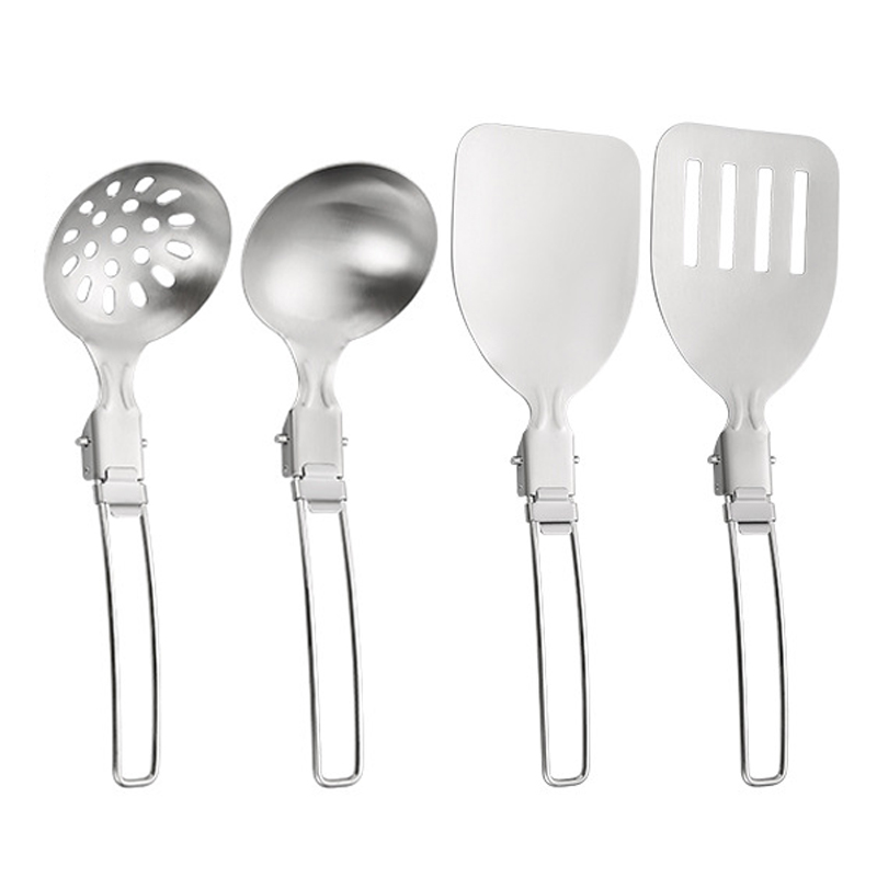 4PCS Outdoor Folding Kitchenwa - đánh giá và giá Camping Cooking Bundle