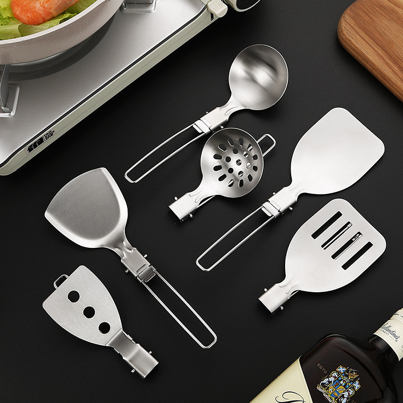 4PCS Outdoor Folding Kitchenwa - đánh giá và giá Camping Cooking Bundle