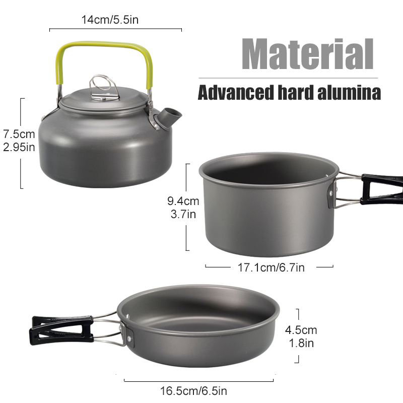 WESTTUNE Camping Cookware Kit  - đánh giá và giá Camping Cooking Unit