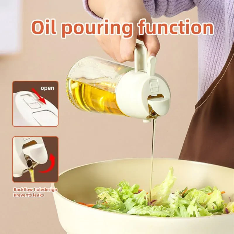 Oil Spray 2-in-1 Plastic House - đánh giá và giá Camping Cooking Oil Bottle