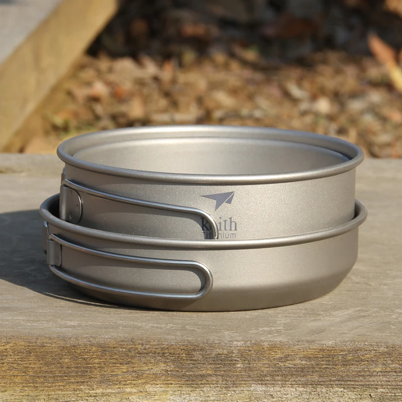 Keith 3PCS Titanium Cookware P - đánh giá và giá Camping Cooking Set
