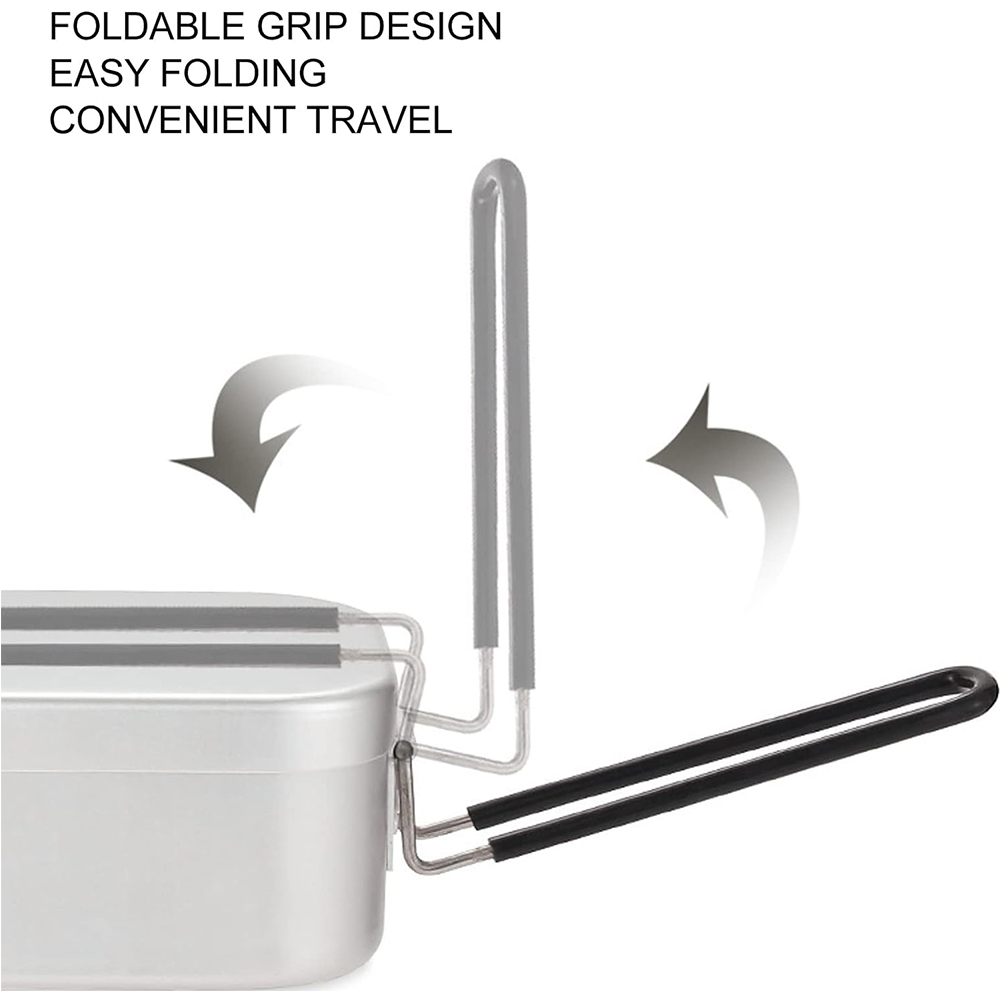 800ML Aluminum Lunch Boxes Out - đánh giá và giá Camping Cooking Unit