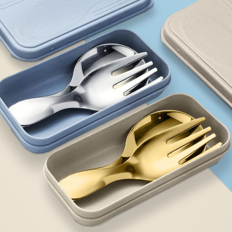 Stainless Steel Tableware Set  - đánh giá và giá Camping Cooking Set