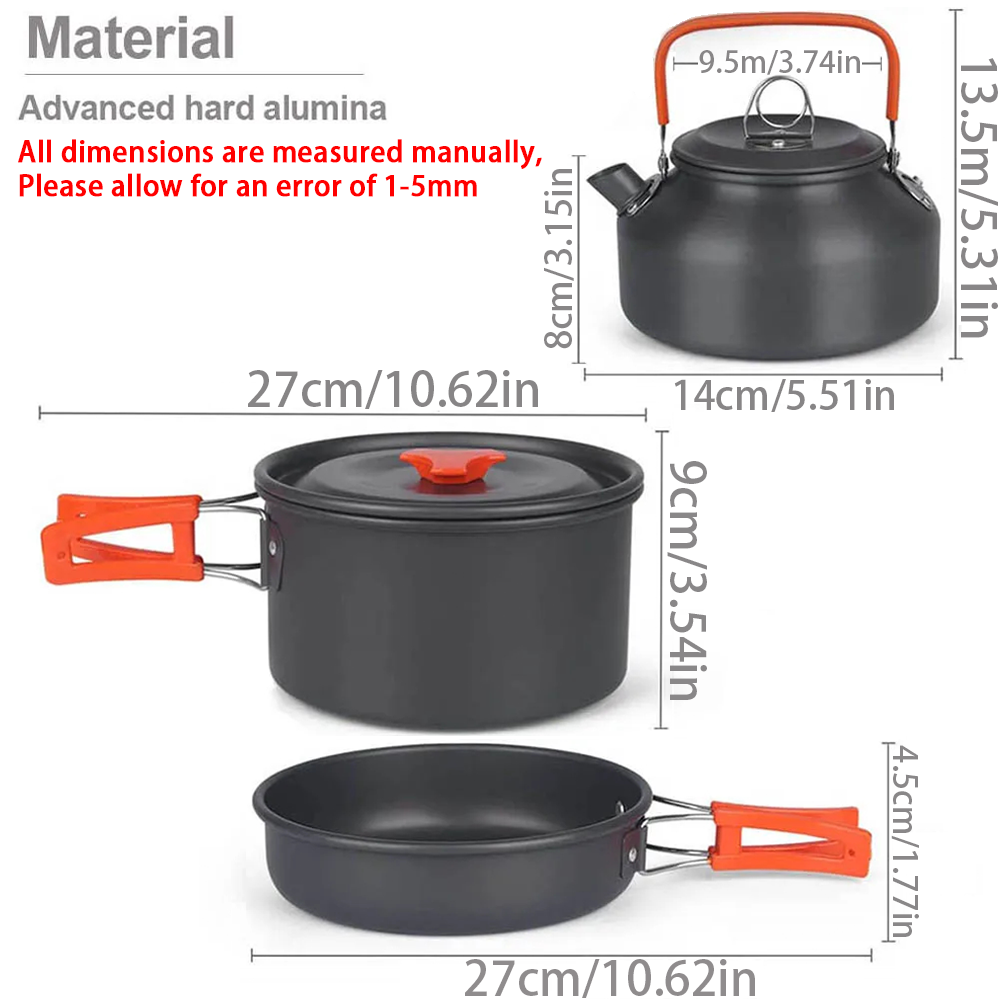 Cắm Trại Nồi Bộ Ngoài Trời Nhô - đánh giá và giá Camping Cooking Unit
