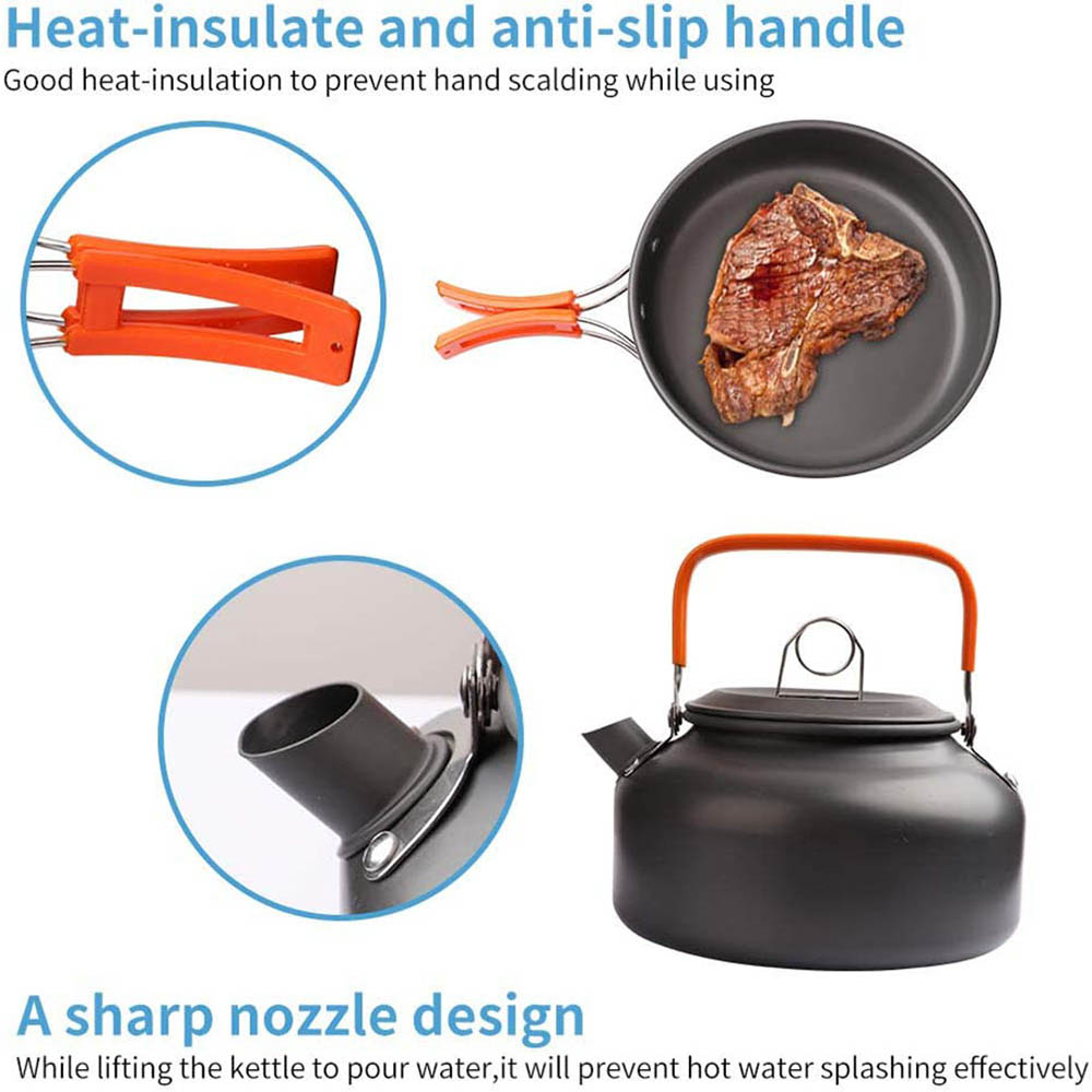 Cắm Trại Nồi Bộ Ngoài Trời Nhô - đánh giá và giá Camping Cooking Unit