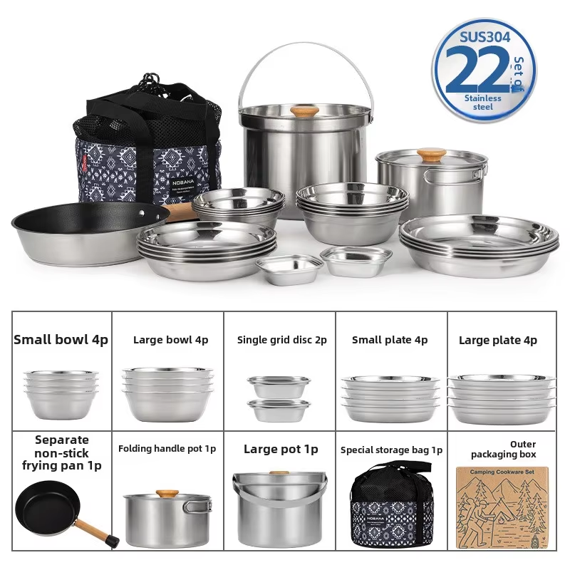 NOBANA Newest Outdoor Stainles - đánh giá và giá Camping Cooking Unit