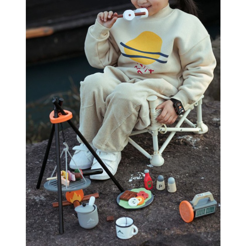 Wooden Camping Pretend Play Se - đánh giá và giá Camping Cooking Kids