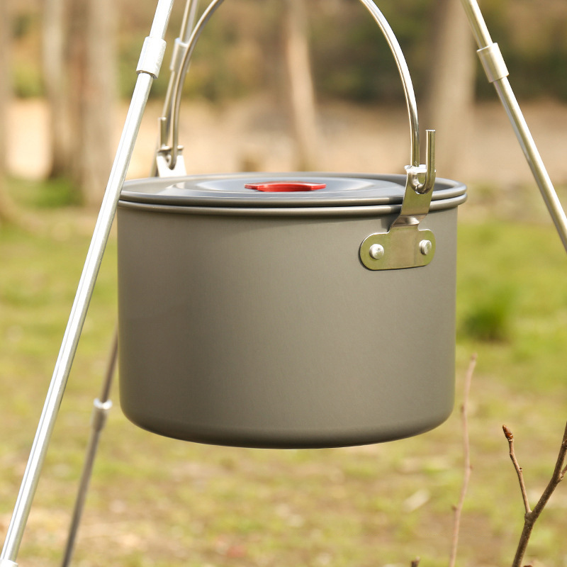 4L Camping Hanging Pots Campin - đánh giá và giá Camping Cooking Pot Tripod