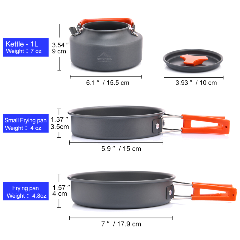 Widesea Camping Outdoor Cookwa - đánh giá và giá Camping Cooking Unit