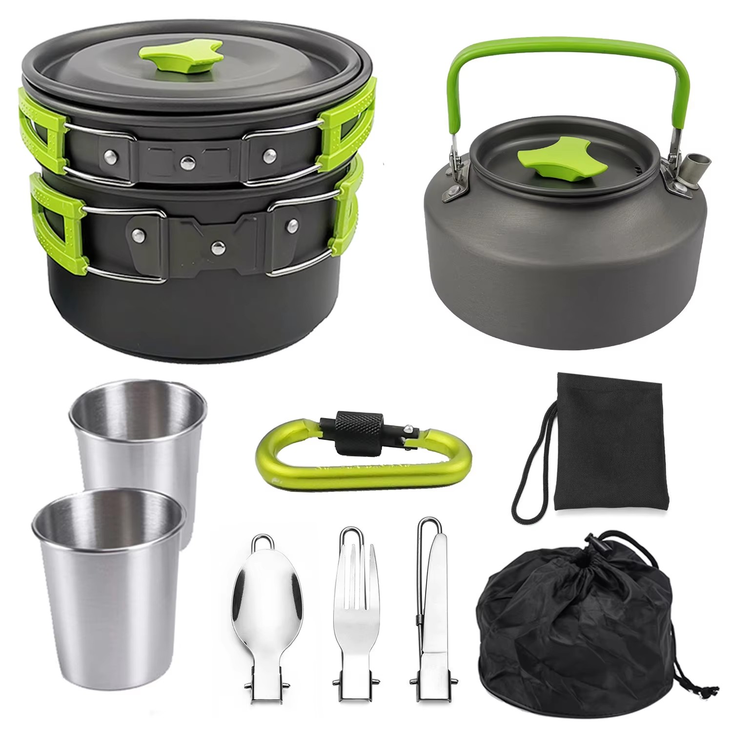 Camping Cooking Set Camping Co - đánh giá và giá Camping Cooking Set Non Stick