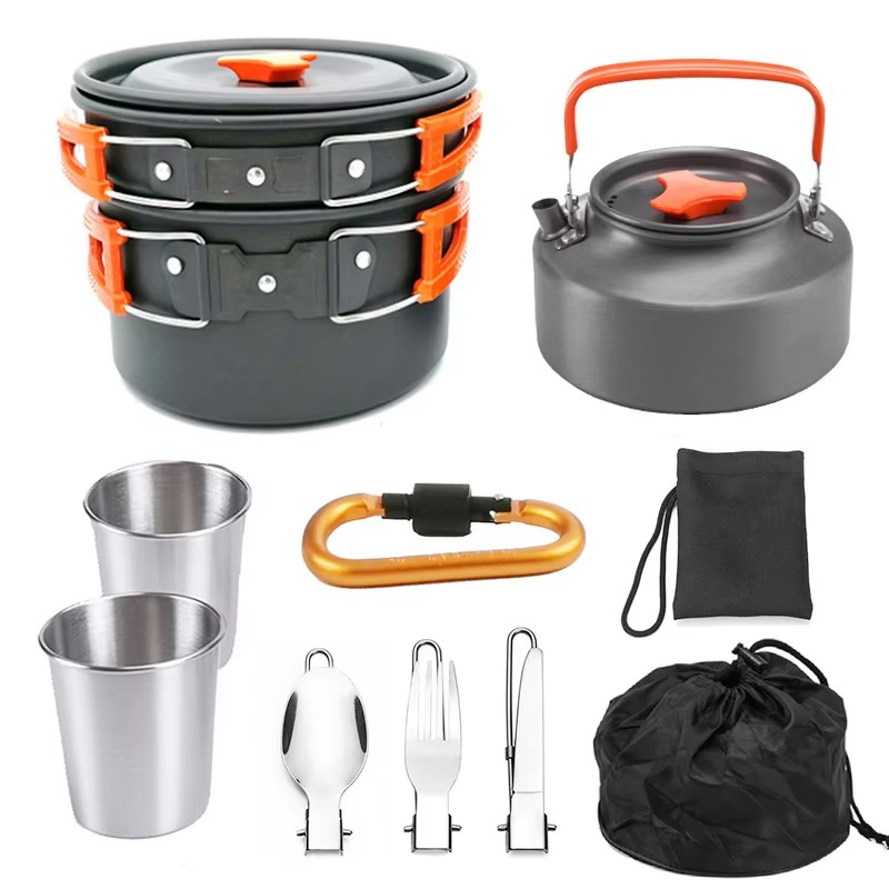 Camping Cooking Set Camping Co - đánh giá và giá Camping Cooking Set Non Stick