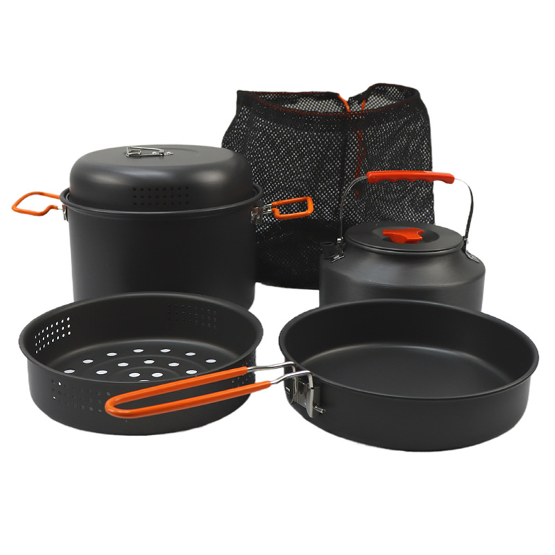 Outdoor Cookware Set Camping C - đánh giá và giá Camping Cooking Set