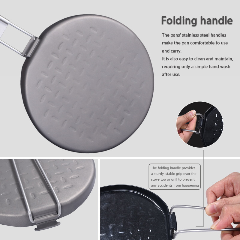 VÔ BIÊN Chuyến Hải Hành Titan  - đánh giá và giá Camping Cooking Set Non Stick