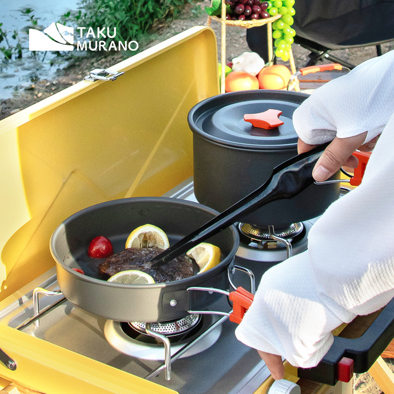 Camping Cookware Set Outdoor C - đánh giá và giá Camping Cooking Unit