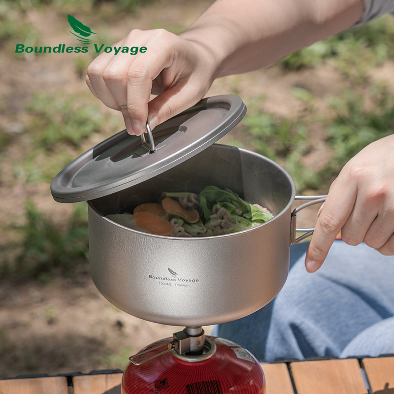 Boundless Voyage Titanium Camp - đánh giá và giá Camping Cooking Set