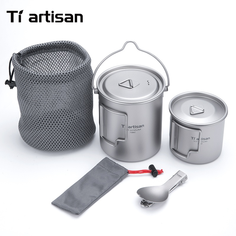 Tiartisan Pure Titanium Ultral - đánh giá và giá Camping Cooking Bundle