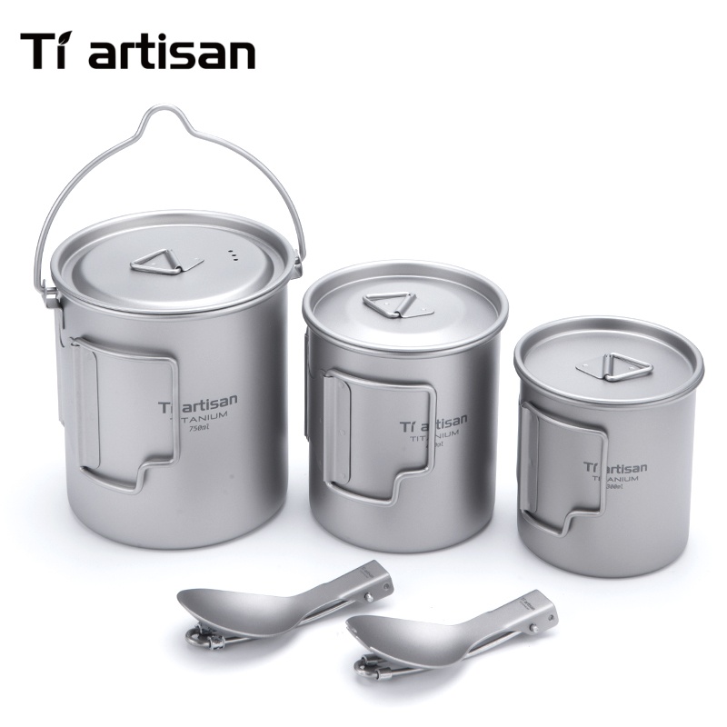 Tiartisan Pure Titanium Ultral - đánh giá và giá Camping Cooking Bundle